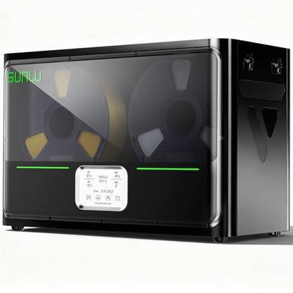 SUNLU Official Filament Dryer S4, for Nylon TPU PLA PETG ABS, (Black) - style: Dry Box-S4 FilaDryer Black