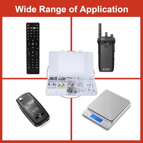300 Pcs 15 Value Micro Momentary Tactile Switch Assortment Kit - style: 300 Pcs 15 Value