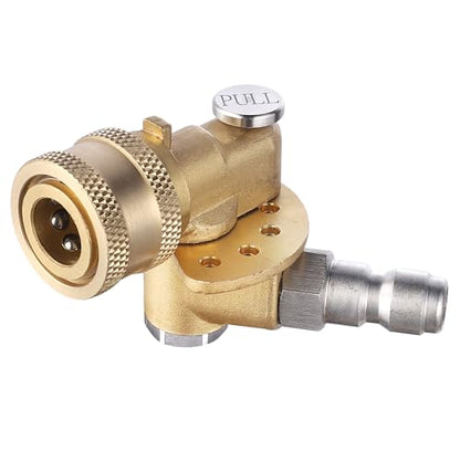 Meteor Blast Pressure Washer Pivoting Coupler, Gutter Cleaner Attachment - size: 5 angles, 120 degree