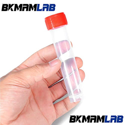 20ml Plastic Small Vials with Screw Caps Sample Tubes,PP Material, Free from DNase, RNase, Human DNA(30pcs) - style: 20ml 30pcs