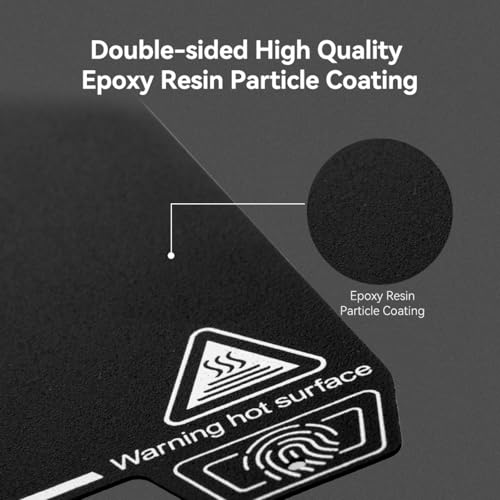 Creality Epoxy Resin Build Plate 235x235mm, Double-Sided Textured Spring Steel Bed Plate, Wear Resistance Platform for Ender-3V3/3V3 SE/3V3 KE/Ender-3 S1/3S1 Pro/K1 - style: K1 Epoxy Resin