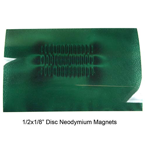 Green Magnetic Viewing Film 4x6 | Cool Magnets Science Kit | Magnetic Field Detector & Visual Aid for Physics Education | Ideal for Research & Magnetism Demonstrations - size: 4 x 6", style: Green Film