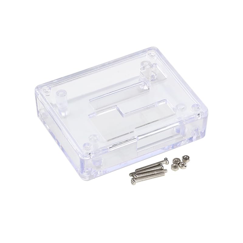 3pcs W1209 Temperature Controller Acrylic Case, Clear Protective Enclosure for Digital Thermostat Module, Incubator and DIY Control - color: White