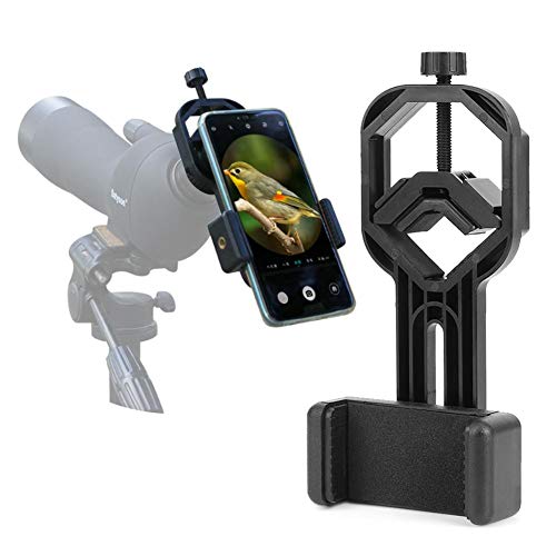 Hilitand S erounder Telescope Phone Adapter Mount, Cell Phone Bracket Adapter Compatible with Binoculars, Monoculars, Telescopes & More