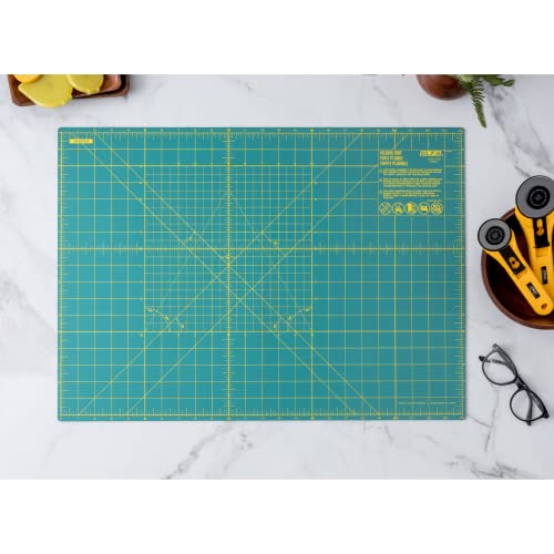 OLFA 17x24" Folding Self-Healing Rotary Mat (FCM-17x24) - Triple-Layer - size: 24"L x 17"W
