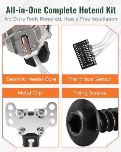 AD5X Hotend Heating Assembly Fit for Flashforge AD5X 3D Printer