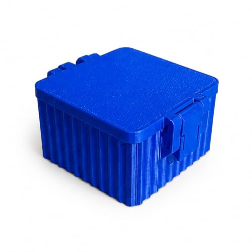 Peptide Case for Fridge, Vial Storage Box Holds 9 Vials 2ml 3ml, Blue - color: Blue