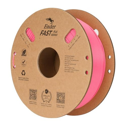 Creality Rapid PLA 3D Printer Filament, Pink, 1‑Pack, 1KG Total - color: Pink