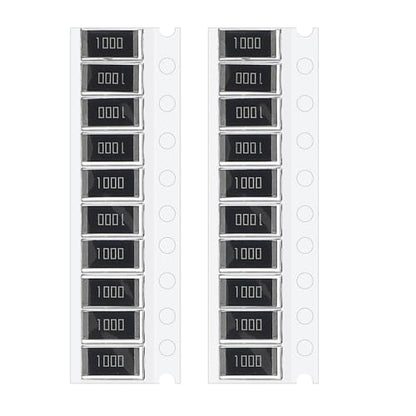 PATIKIL 2512 Surface Mount Device Chip Resistor Kit, 20Pcs 100 Ohm 1% Tolerance 1W DIY Resistor Ceramic Resistance Assortment Kits for Electronic Products - style: 100 Ohm