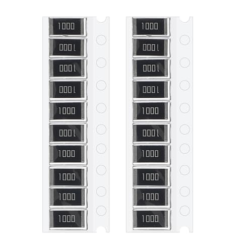 PATIKIL 2512 Surface Mount Device Chip Resistor Kit, 20Pcs 100 Ohm 1% Tolerance 1W DIY Resistor Ceramic Resistance Assortment Kits for Electronic Products - style: 100 Ohm