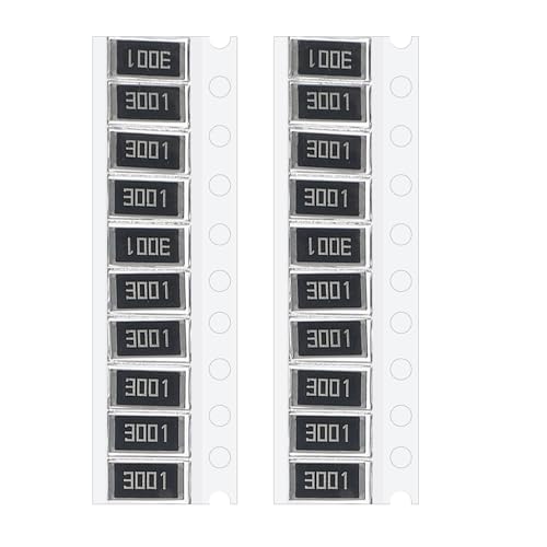 PATIKIL 2512 Surface Mount Device Chip Resistor Kit, 20Pcs 3K Ohm 1% Tolerance 1W DIY Resistor Ceramic Resistance Assortment Kits for Electronic Products - style: 3K Ohm