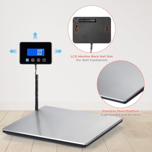 MUNBYN 440lb/1.8oz Shipping Scale, Digital Postal Scale for Packages