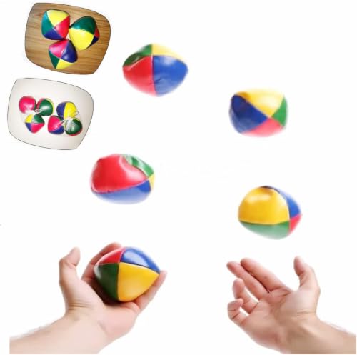 6 Pcs Juggling Balls Set, Multi-Colored Juggling Balls Beginners