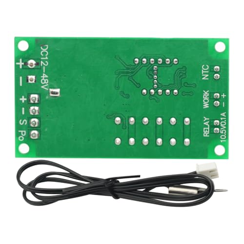 DC 12-48V 5A PWM Motor Fan Speed Controller Temperature Control Digital 4 Wire PWM Driver Module Motor Controller