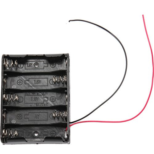 Vanki Battery Holder Battery Case Battery Box (5x AA Wire Leads)5PC