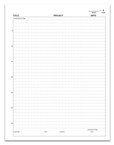 BookFactory Chemistry Lab Notebook, Wire-O, 50 Pages - size: Standard 50 pg