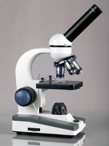 AmScope M150C-SP14-CLS-50P100S-WM Series Portable Monocular Compound
