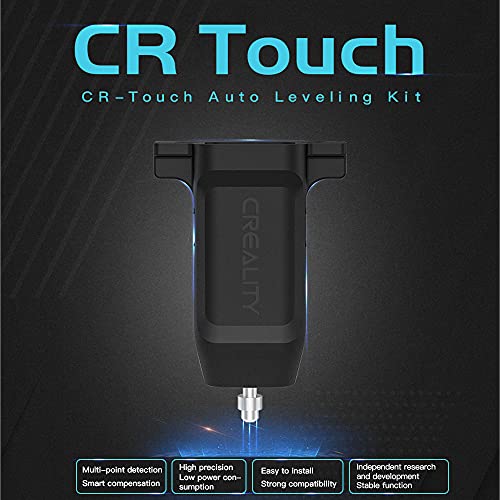 Cregrant3D Creality CR Touch Auto Bed Leveling Sensor Kit for 32 Bit V4.2.2/(.7) Mainboard Ender 3v2/3/Pro/Ender 5/Pro/CR-10, PTFE Tubing 1M,Aluminum Extruder, 0.4mm Nozzle, PC4-M6/M10 Fittings