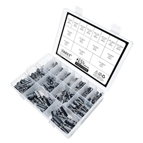 15Values 25V Aluminum Electrolytic Capacitor 10uF-3300uF kit