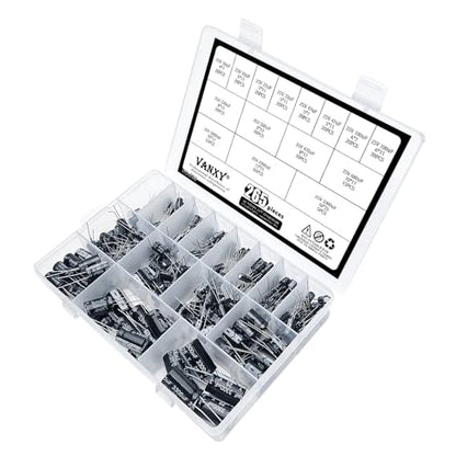 15Values 25V Aluminum Electrolytic Capacitor 10uF-3300uF kit