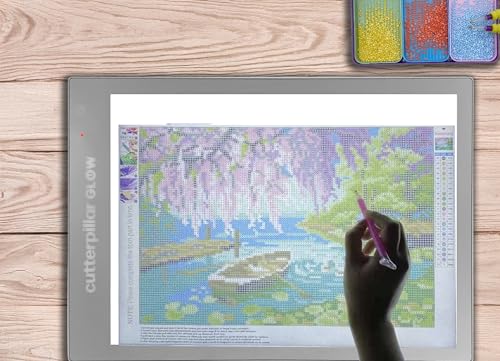 Cutterpillar Glow Premium | LED Light Board & Cutting Mat | 18" x 24" - size: 18" x 24"