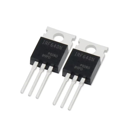 5PCS IRF640 Power N-Channel MOSFET Transistor 55V 110A TO-220 - color: IRF640-TO-220-5pcs