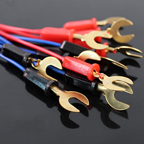 6pcs Circuit Switch Wire connectors:Science Wire Used for Battery Holder/Knife Switch/Bulb Holder Electricity Connection,Great for Demos Teaching Basic Principles of Electricity - color: 6PCS Circuit Switch Wire