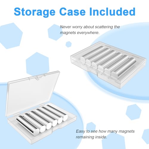 Mini Magnets, 2x1 mm Small Round Magnetic 600 Pack - size: 2x1 mm