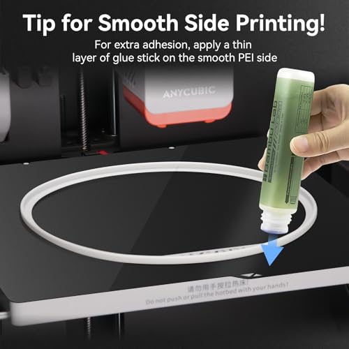 Kobra S1/Kobra X/Kobra 4 PEI Build Plate,264x276mm Double Sided Smooth+Textured Heated Bed Flexible Removable Spring Bed Plate Compatible with ANYCUBIC Kobra X/Kobra S1/Kobra 4 Combo 3D Printers - color: Double Sided Smooth&Textured, size: for ANYCUBIC Ko