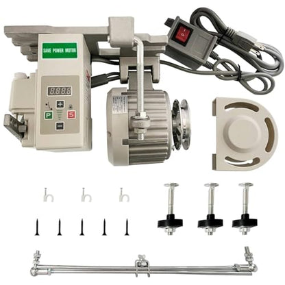 Sewing Machine Motor AC110V Industrial Brushless Servo Motor with Controller and Foot Switch Reversible (750W) - color: 750W