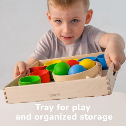 Ulanik Balls in Nests Starter Kit Montessori Toys for 1 Year Old
