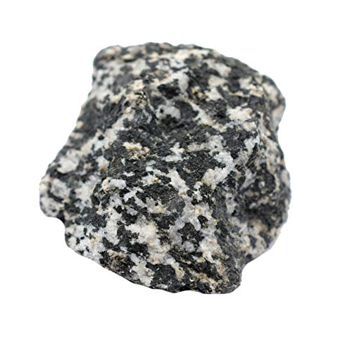 EISCO 6PK Raw Diorite, Igneous Rock Specimens - Approx. 1" - Geologist Selected & Hand Processed - Great for Science Classrooms - Class Pack