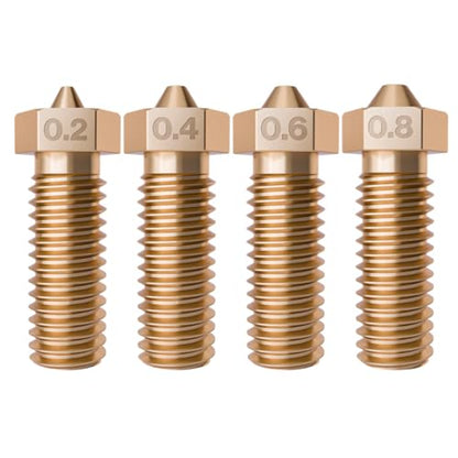 Brass 3D Printing Nozzle Volcano - Variety Pack - size: Variety Pack, style: Volcano