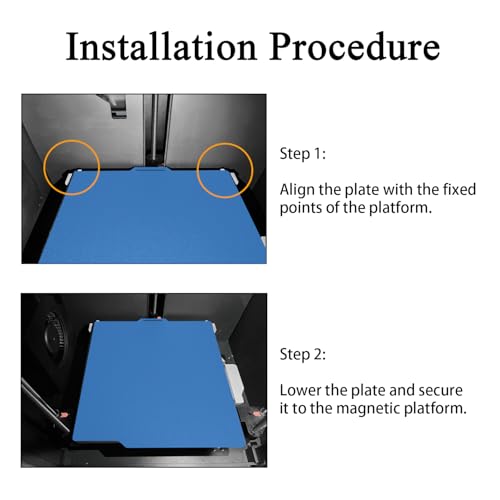 3PK P2S Build Plate for P2S/X2D/P1S/A1/P1P/X1C Dual-Sided Cold Cool Sheet - color: Cold