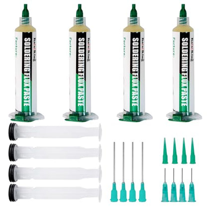 4 Pack Lead-Free Soldering Flux Paste for Electronics Soldering - size: 4PACK Solder Flux