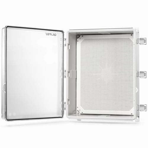 QILIPSU Outdoor Electrical Box Waterproof Junction Box 20"x16.1"x7.9" - color: Clear, size: 20"x16.1"x7.9"