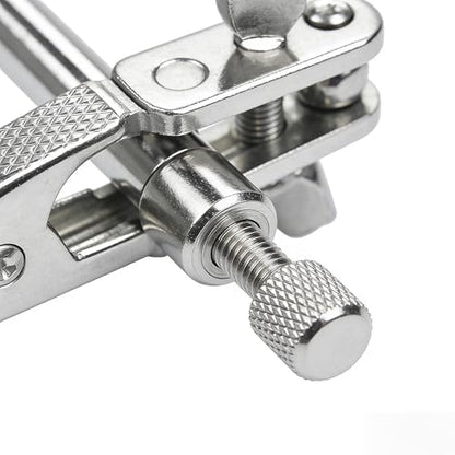 Helping Hands Magnifier Glass Stand with Alligator Clips - 5X Magnifying Lens, Perfect for Circuit Board Repair, Electronics Soldering, Hobby Crafts