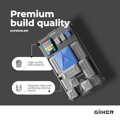GiiKER Super Slide Puzzle Game, 500+ Challenges, STEM Toy for Ages 6+ - color: Grey