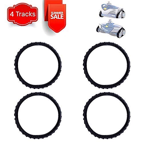 AR-PRO (4 Tracks) R0526100 Upgraded Version Track Replacement | Compatible with MX8/MX6 In-Ground Pool Cleaner/Made of Premium, Heavy Duty Rubber - Improving the Parts Life Cycle by 50% - size: 2-Pair Track(R0526100)