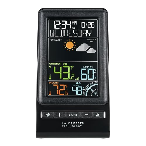 La Crosse Technology 308-1415C Digital Multi-Color Wireless Forecast Station