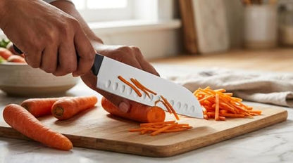 Farberware 22-Piece Kitchen Knife Block Set, High Carbon Stainless Steel - style: Never Needs Sharpening