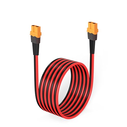 ELFCULB XT60 Female to Female Extension Cable 10AWG 6FT for Power Use - color: 10AWG XT60 Female to Female, size: 6FT