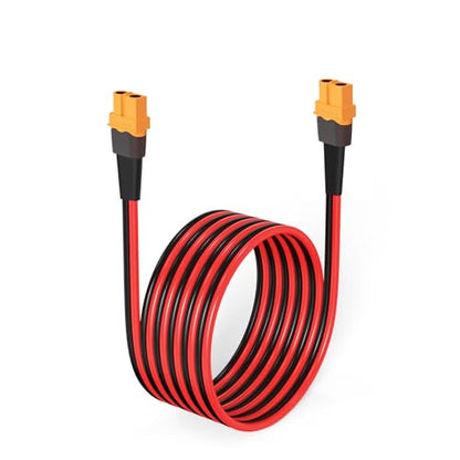 ELFCULB XT60 Female to Female Extension Cable 12AWG 6FT for Power Use - color: 12AWG XT60 Female to Female, size: 6FT