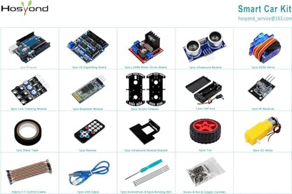 Hosyond Smart Robot Car R3 Project Kit Compatible with Arduino IDE