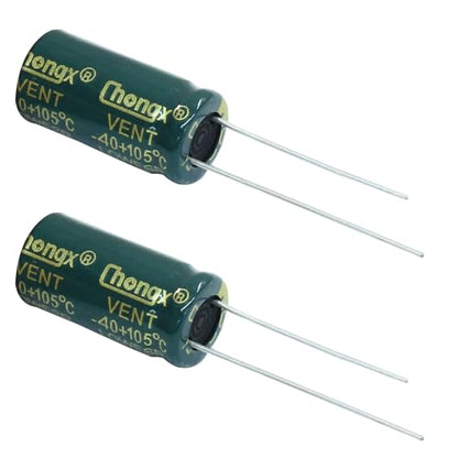 Hordion 20PCS 50V 470UF Electrolytic Capacitor, 0.39x0.79in High Frequency - style: 50V 470UF