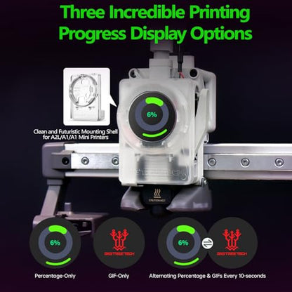BIGTREETECH Panda Knomi+Plastic Shell Toolhead Screen Kit for Bambu-Lab - style: Panda Knomi+Plastic Shell