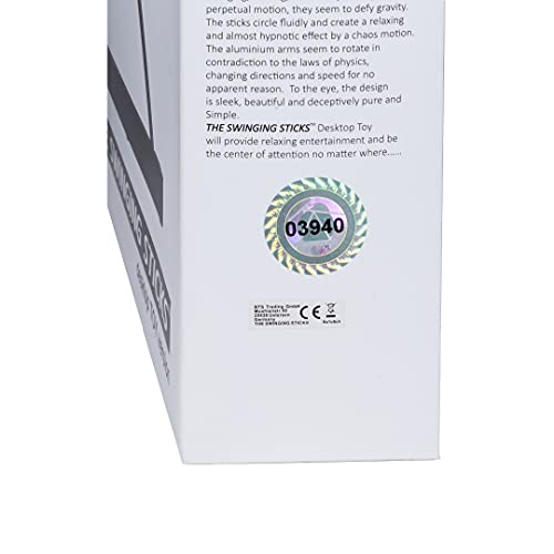 Kinetic Energy Sculpture - Desktop Toy Version (White/Black)