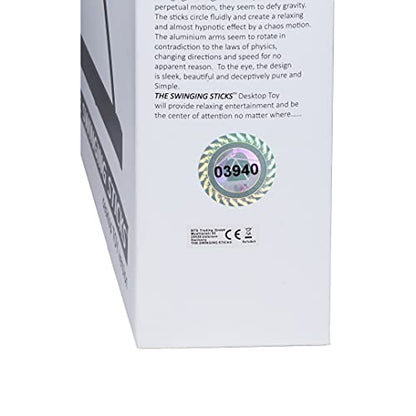 Kinetic Energy Sculpture - Desktop Toy Version (White/Black)