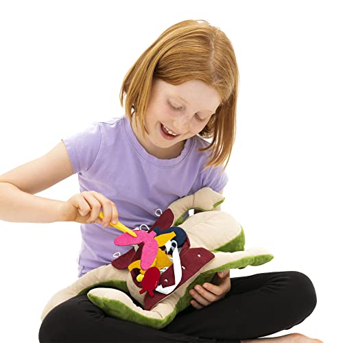 KiwiCo Froggie Lab Dissection Plush Animal Toy 5-Piece Anatomy Set, Ages 3+