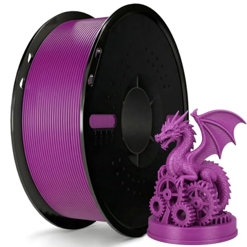 PLA+ Filament 1.75mm Purple 1kg,Dimensional Accuracy +/- 0.02mm - color: Purple